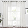 NICETOWN Beige Sheer Window Curtains Extra Long, W70 x L108 by NICETOWN
