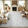 7x10 Large White Fluffy Soft Area Rug Non-Slip by ModernHomeDecor