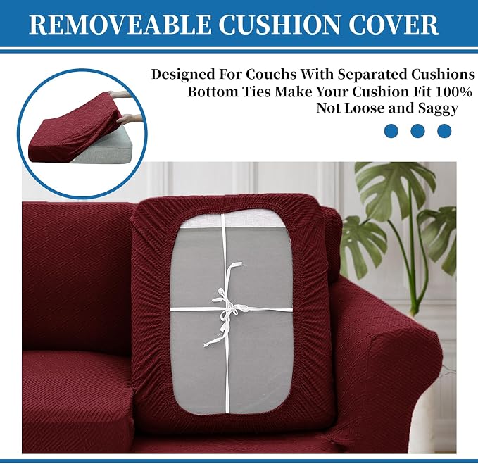 XINEAGE 2026 New 3 Pieces Couch Covers - Image 6