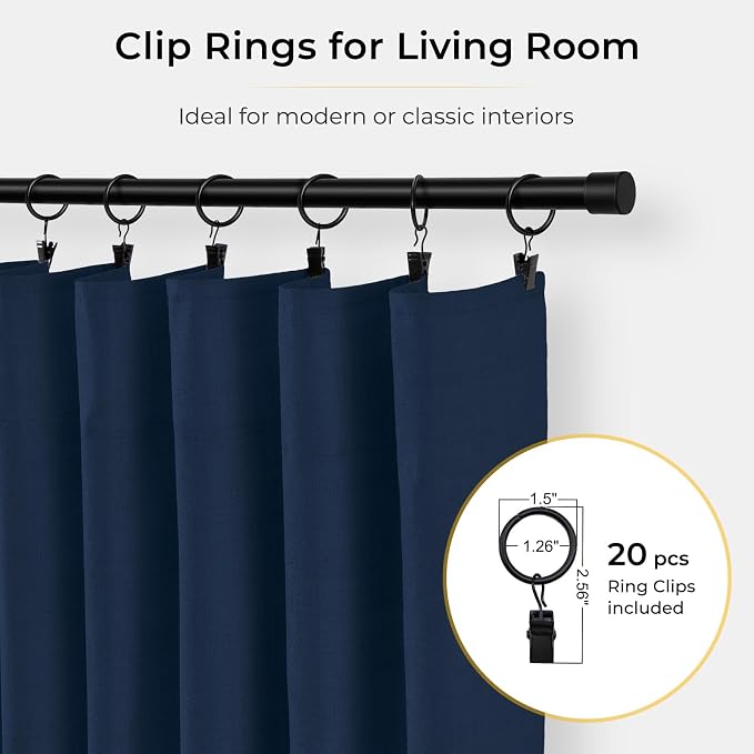 INOVADAY 100% Blackout Curtains - Image 3