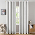 MIULEE 100% Blackout Linen Curtains by MIULEE