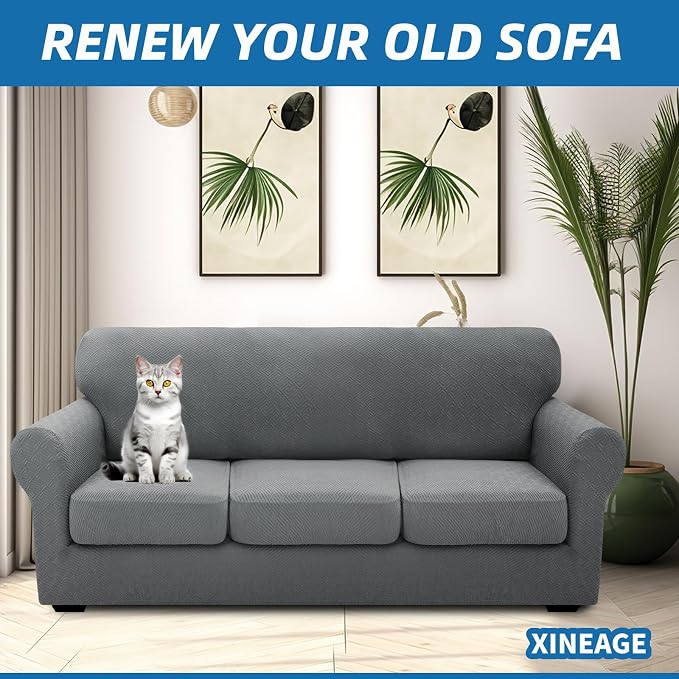 XINEAGE 2026 New 4 Pieces Couch Covers - Image 4