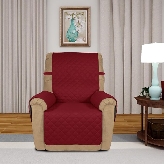 PureFit Reversible Recliner Chair Covers Couch Covers - Image 2