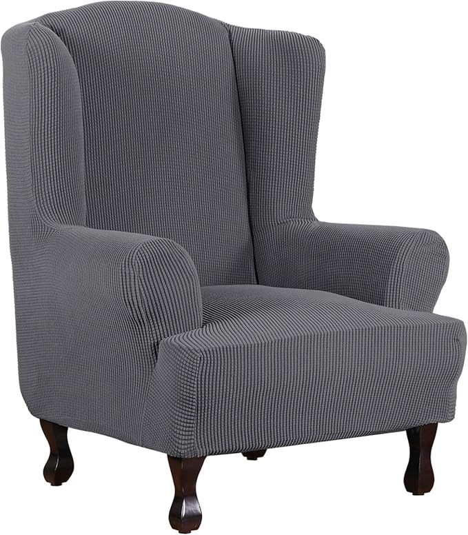 H.VERSAILTEX Wing Chair Slipcover Chair Covers by HVERSAILTEX