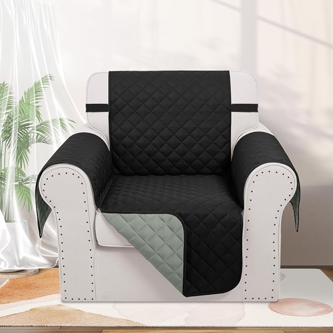Reversible Recliner Chair Covers, Water Repellent, Chair Protectors Covers - Image 2