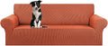 Stretch Oversized Couch Covers for Sofa Slipcover, Pureed Pumpkin | 1-Piece by KEKUOU