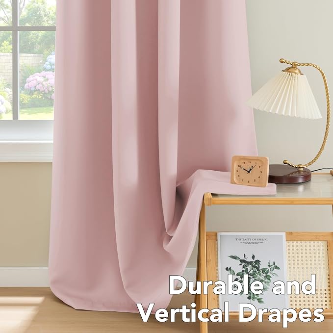 H.VERSAILTEX Blackout Window Curtain Panels Thermal Insulated Room Darkening - Image 8