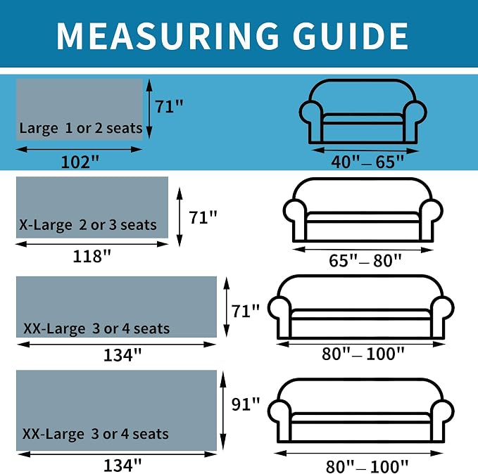 HAOMAIJIA Non Slip Couch Cover Sofa Covers - Image 4