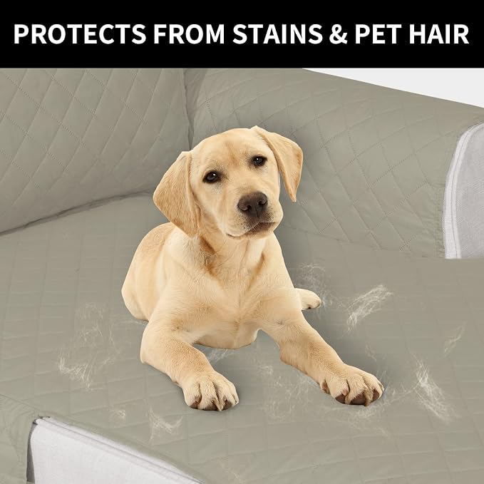 Easy-Going Reversible Couch Cover, Chaise Lounge, Water Resistant Furniture Mat - Image 4
