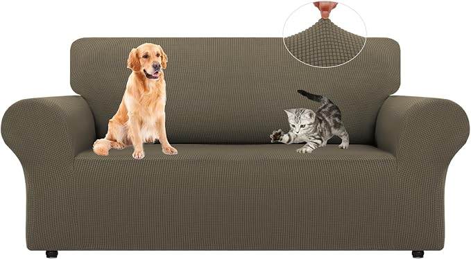 LURKA Stretch Loveseat Sofa Slipcovers 1 Piece Couch Covers by LURKA