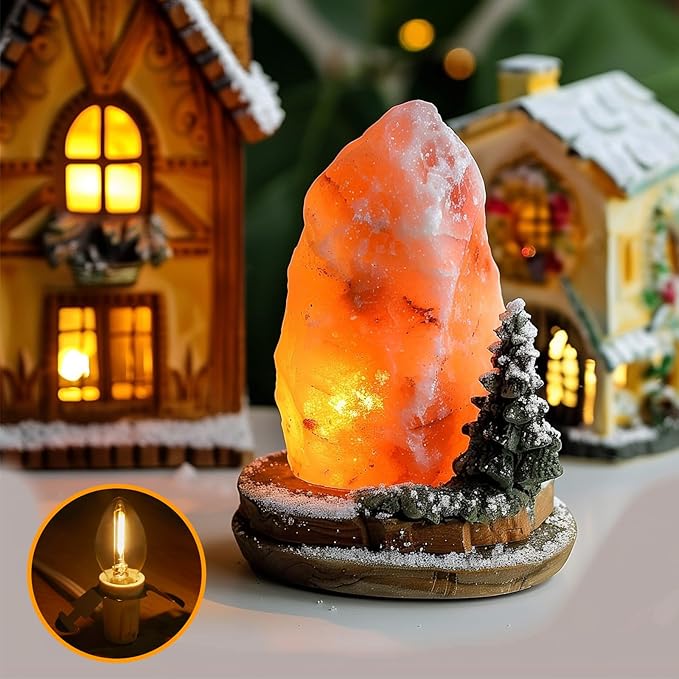 Brightown Accessory Cord with 2 LED Light Bulbs - UL Listed 5 Feet Christmas Village Cords, Rotary Switch, Fused Plug for Crafts, Halloween Pumpkin, Holiday Ornaments, White Cord, Warm White, 2 Pack