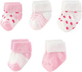Unisex Baby Terry Socks 5-Pack for Baby boy and girl 0-12 Months Warm Cotton Socks
