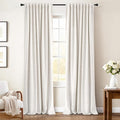 INOVADAY 100% Blackout Linen Curtains by INOVADAY