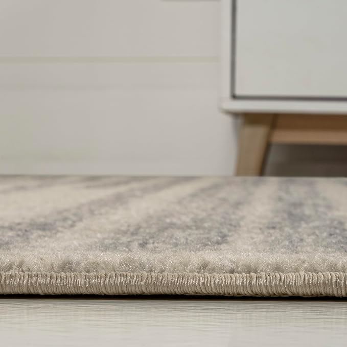 JONATHAN Y Khalil Modern Berber Stripe Cream/Gray Indoor Area Rug, Contemporary - Image 8