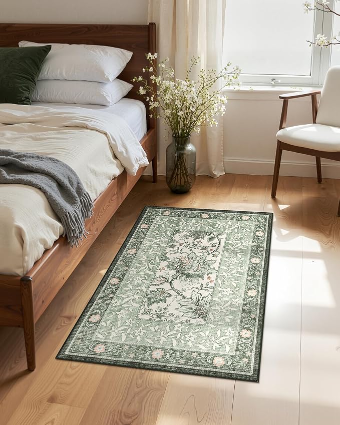 GarveeHome Sage Green 2x3 Door Mat Indoor Rugs - Image 4