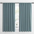 NICETOWN Greyish Blue Blackout Curtains Panels by NICETOWN