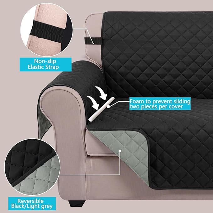 U-NICE HOME Loveseat Sofa Cover - Image 3