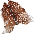 Faux Cowhide Area Rug, Sika Deer Printed Hide Rug Animal Print Rug Faux Fur by Seek4comfortable
