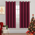 H.VERSAILTEX Christmas Blackout Curtains Thermal Insulated Blackout Curtains by HVERSAILTEX