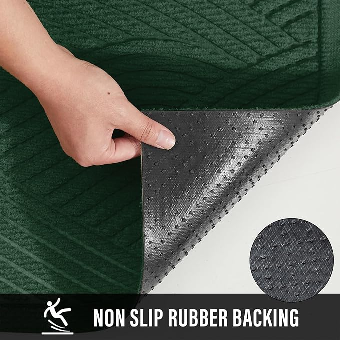 Sturdy Front Door Mat, Absorbent Muddy Dirt Resist Welcome Door Mats Outdoor - Image 3