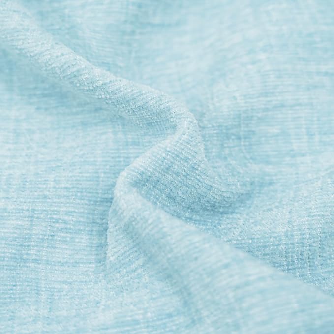 CaliTime Decorative Throw Pillow Covers 26 X 16 Inches Light Blue Grey | Pack - Image 2