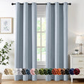 MIULEE Blackout Curtains for Bedroom 2 Panels 40 x 84 Inch Long Light Blue | by MIULEE