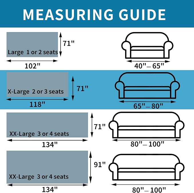 HAOMAIJIA Non Slip Couch Cover Sofa Covers - Image 4