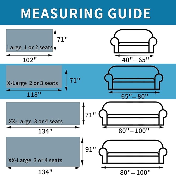 HAOMAIJIA Non Slip Couch Cover Sofa Covers - Image 4