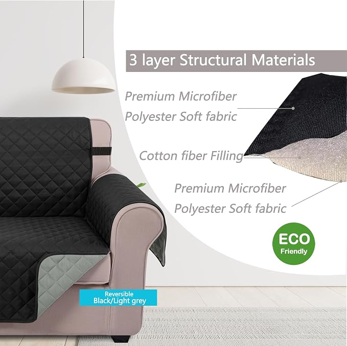 U-NICE HOME Loveseat Sofa Cover - Image 4