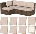 8Pcs Outdoor Cushion Covers, Stretch Patio Furniture Couch Chair Slipcovers | by VORSHAPE