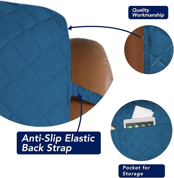 PureFit Reversible Recliner Chair Covers Couch Covers - Image 3