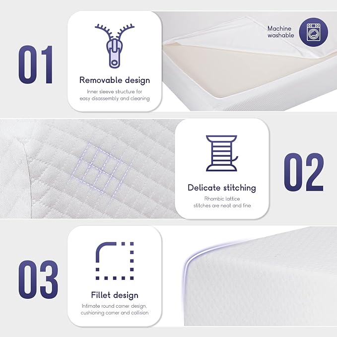 PayLessHere 6 Inch King Gel Memory Foam Mattress Fiberglass Free/CertiPUR-US Certified/Bed-in-a-Box/Cool Sleep & Comfy Support
