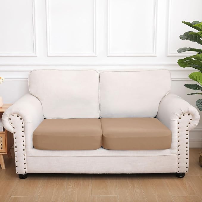 Waterproof Couch Cushion Covers, Stretch Sofa Seat Slipcovers | Stretch Fabric - Image 7