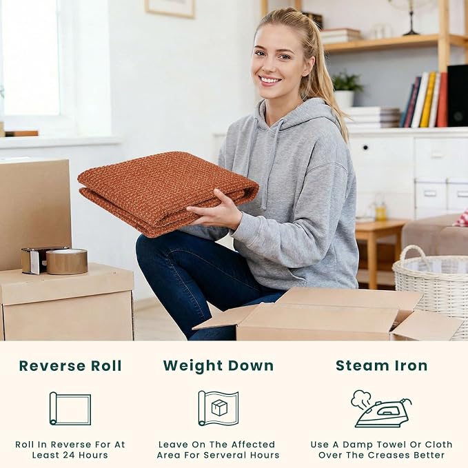 KOZYFLY Rugs for Entryway 3x5 ft Washable Area Rug Non Slip Rubber Backed Entry - Image 5