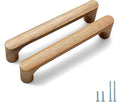 Burlywood Round 5 in 2 pcs Wooden Drawer Pulls Handle pulls for cabinets Kitchen Cabinet Drawer pulls Cabinet Door Pull