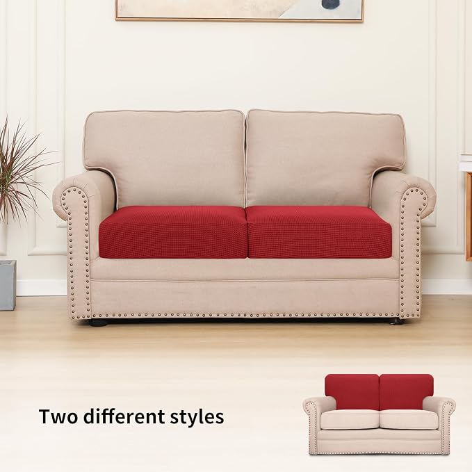 Easy-Going Stretch Individual Loveseat Couch Cushion Cover Sofa Cushion - Image 2
