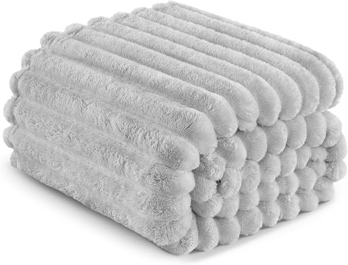 Exclusivo Mezcla Striped Twin Size Fleece Blanket - Image 8