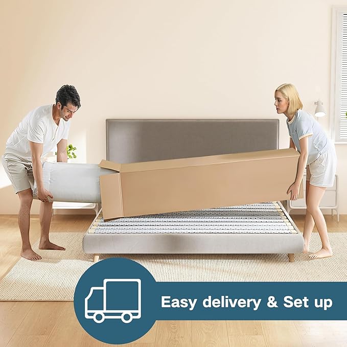 Swbvs Firm Queen Mattress, 10 Inch Cooling Memory Foam Queen Size Mattress with Removable Zippered Cover for Easy Cleaning, Pressure Relief & Firm Support