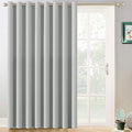 Yakamok Light Grey Room Darkening Curtains 84 inch Sliding Door Drapes | 1 by Yakamok