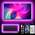 TV Backlights, 13.1FT LED Lights for 32-65 Inch TV, RGB TV LED Lights Behind, Music Sync Bluetooth APP and Remote Control TV LED Strip Lights USB Powered for Gaming/Bedroom