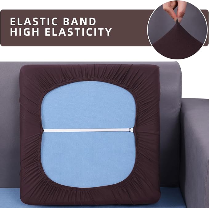 Waterproof Sectional Sofa Cushion Covers, L Shape Couch Slipcovers | L Shape - Image 5