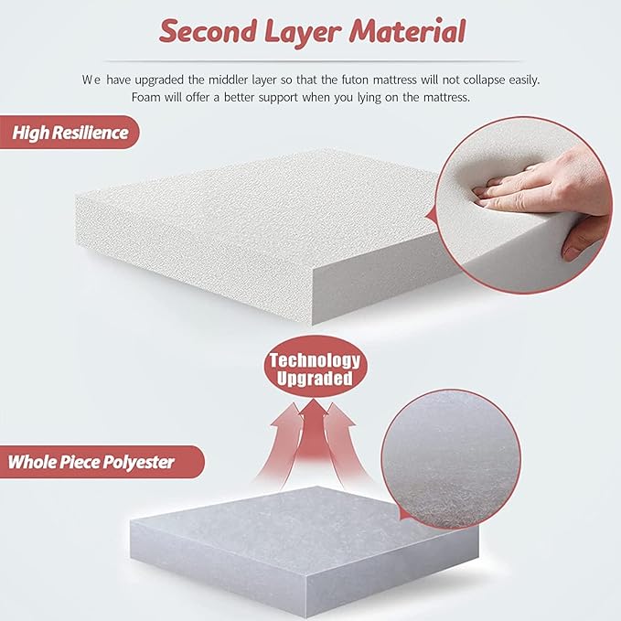 MAXYOYO Bohemian Retro Floor Mattress Vintage Floral Japanese Futon Mattress Roll Up Thicken Sleeping Bed Portable Camping Mattress Floor Lounger Couch Bed Mattress Pad, King Size