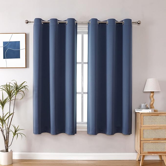 ChrisDowa Blackout Curtains for Bedroom and Living Room 54 Inches Long | 2 by ChrisDowa