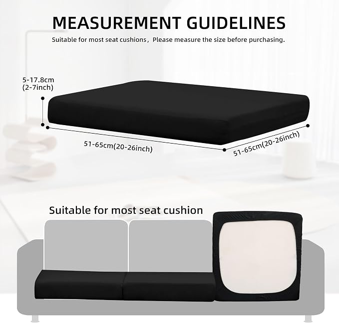 14Pcs Outdoor Cushion Covers, Elastic Patio Cushion Covers | Washable, - Image 2