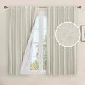 Full Blackout Linen Window Curtains by LAMIT