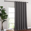 NICETOWN Sliding Glass Door Curtain Drape, Grommet Thermal Insulated Blackout by NICETOWN