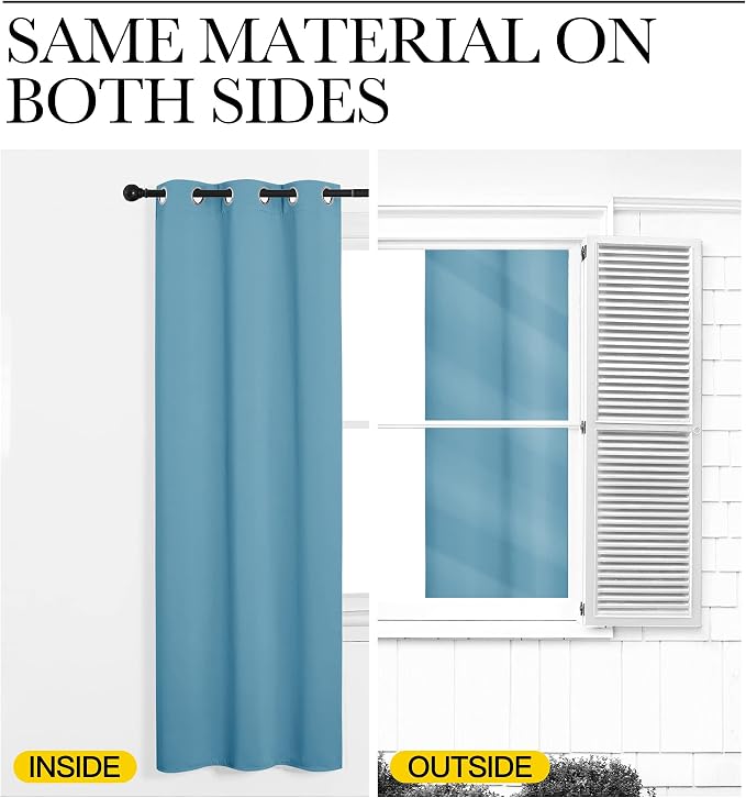 NICETOWN Room Darkening Curtains - Image 5