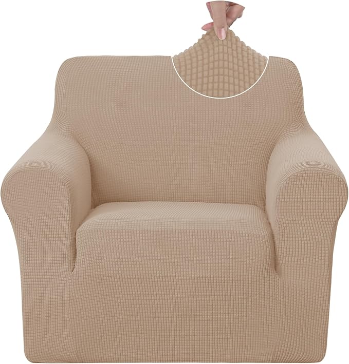 U-NICE HOME Stretch Recliner Chair Cover Armchair Slipcover, Camel | Furniture by U-NICEHOME