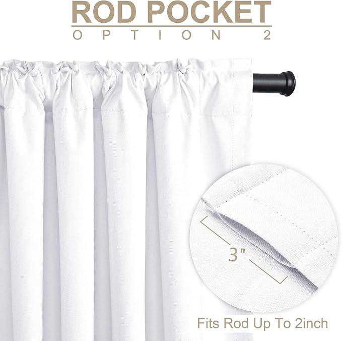 Faux Linen Total Blackout Curtains - Image 4