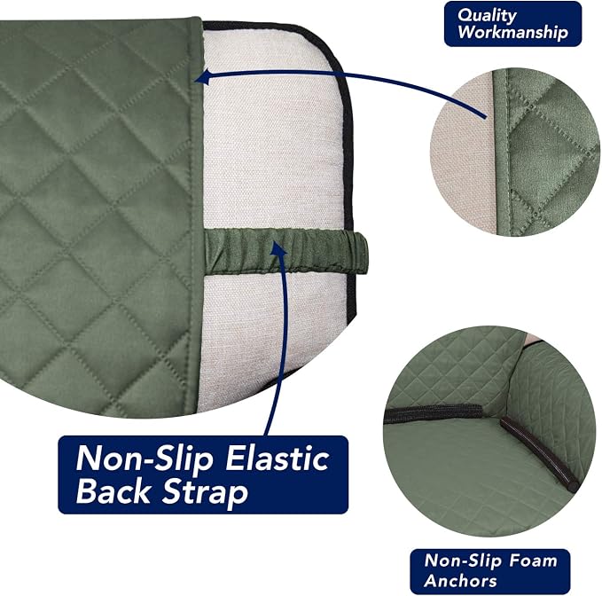 PureFit Reversible Chair Sofa Cover Dog Couch Covers - Image 3